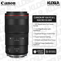 在飛比找蝦皮購物優惠-佳能 RF 100mm F2.8L 微距 IS USM 鏡頭