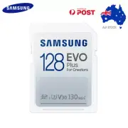 SAMSUNG EVO Plus 130MB/s Camera SD Memory Card SDHC SDXC 128GB