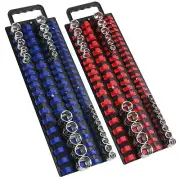 160-Piece Portable Socket Organizer Steel Tray, Heavy Duty Socket Holders wit...