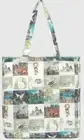 Graniph 1 Million Times Live Cats Square Tote Bag Patchwork Pattern Limited Edit