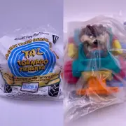Vintage 1992 McDonald’s Looney Tunes Taz Tornado Tracker NIP Sealed Toy