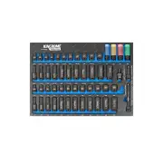 54 Pcs of Kincrome 1/2" Drive Evolution Impact Sockets & Accessories EVA Tray