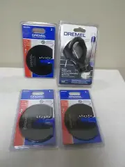 Dremel Tool Lot 3 Wood & Drywall Blades, Grout Removal Kit