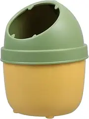 jojofuny Cute Small Trash Can with Lid Kawaii Dinosaur Design Waste Bin for Office Bathroom and Bedroom Compact Dustbin for Efficient Waste Disposal and Fresh Environment