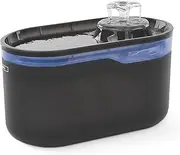 EMOS - Cat Fountain 2.6 L with Filtration System - Pet Care Drinking Fountain for Dogs and Cats - Drinking Water Fountain - Water Fountain for Pets - Fresh Water Dispenser - Grey