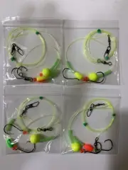 Pompano rig size 2/0 circle 30lb Mono ( 4 Pack )