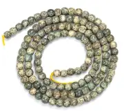6X5MM Natural Lotus Seed Bodhi Gemstone Rondelle 27 inch (80018268-D472)
