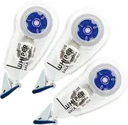 PLUS 51-557 Plus Correction Tape, Whitesara, 5mm Width, Blue, 3 Pack
