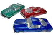 3pc BODY 2023 Racemasters AFX Comp Pac Candy 1965 FORD MUSTANG FB 1.7mm Mega G+