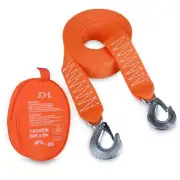 Tow Strap Heavy Duty with Hooks 2â€X20â€™ 15000LB Recovery Strap 68 Tons Tow...