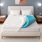 Cooling Dual Layer Queen Mattress Topper, Cooling Gel Memory Foam Base with D...