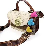 [pinklilycare] 3 pack Mouse Head Belt and Bag Charm Disney Parks Charms Mickey Belt Bag Charm Minnie Mouse Belt Bag Accessories, one size, Plastic, plastic