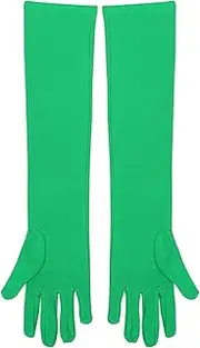 [Minkissy] 1 Pair Irish Day Gloves Gloves Props for Movies Wicked Accessories for Wicked Items Movie Prop Silk