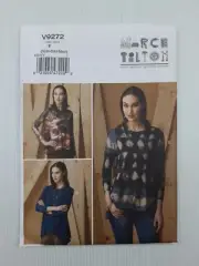 Vogue Sewing Pattern 9272 V9272 Fitted Tunic 2 styles Pattern Size XS-M NEW