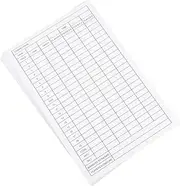 ADOCARN 12PCS Golf Scorecards for Outdoor Use Lightweight Score Record Tool for Competitions and Games Durable Score for Easy Tracking and Recording