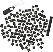 KALLORY 1Set Translucent Frosted Pbt Keycaps for Mechanical Keyboards Durable Oil Resistant Keys with Enhanced RGB Lighting Effect for Gaming and DIY Keyboard Enthusiasts