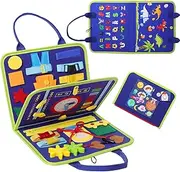 Montessori Toys Toddler Busy Board Quiet Book Child Educational Early Learning Toys Preschool Sensory Book Sensory Activity Developing Board Travel Toys Boys Girls Age 2-6 Years Old