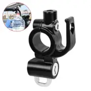 Motorcycle Helmet Lock with Mirror Bracket Bike Handlebar Helmet Lock Hooks