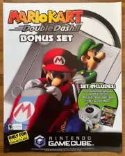 Mario Kart Double Dash Nintendo GameCube Vintage Video Game PROMO Poster