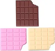 LALAFINA Cute Chocolate Shape Notepad Sketchbook Mini Compact Portable Memo Pad for School Office Travel