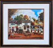 Charles Wysocki "Old Cape Cod" New FRAMED Art Americana Rural