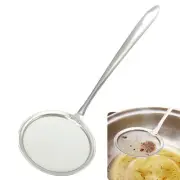 Stainless Steel Kitchenware Home Cooking Fine Mesh Oil Skimmer Strainer S~'l