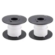 18AWG Gauge Stranded Hook-Up Wire PVC Tinned Copper Wire Spool 10m/33ft White