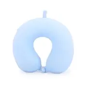 Kate Hill Bloom Lightweight Memory Foam Travel Neck Pillow w/ Loop Blue