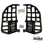 Honda TRX 250R Nerf Bars 86-87 Pro Peg Alba Pro Elite Black 218-T7-BB