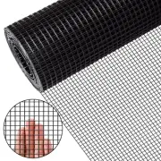 36" x 50' 1/4inch Hardware Cloth Black Vinyl Coated Chicken Wire Fence PVC Ga...