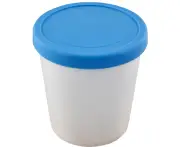 Ice Cream Containers for Homemade Ice Cream- Reusable Ice Cream Storage Containers for Freezer - Blue