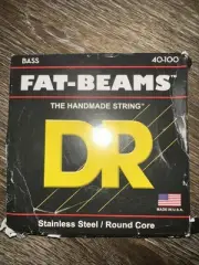 DR Strings FB-40 Fat-Beams Stainless Steel / Round Core Bass Strings (40-100,
