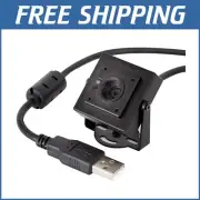 Compact 4K Webcam with Metal Case, Autofocus & Mic – Plug & Play Technology