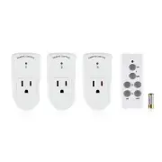Wireless Remote Control Outlet Switch for Lights, Fans, Christmas Lights, Small