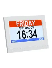 [Artiss] Digital Day Clock in White