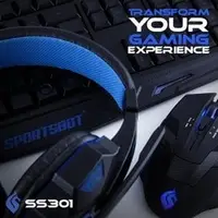 在飛比找PChome商店街優惠-鍵盤 美國聲霸SoundBot SS301 藍色LED 遊戲