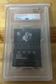 2000 SPx Football Sealed Unopened Hobby Foil Pack PSA 9 MINT Tom Brady RC Yr