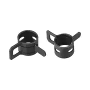 Steel Band Clamp 9mm Hose Tube Spring Clips Clamp Black Manganese Steel 30Pcs