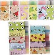 CORHAD 15Pcs Cute Cartoon Erasers Creative Shape Erasers for Classroom and and Safe for and Decorations