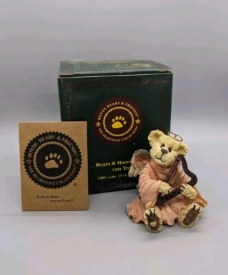 Boyds Bears "Muriel Angelmuse Love's Sweet Melody" #228347 Harp Angel Music