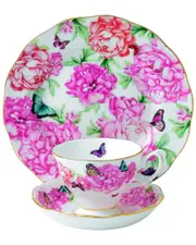 Miranda Kerr for Royal Albert Gratitude 3Pc Teacup And Saucer Set