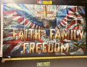 Donald Trump Flag FREE USA SHIP 15 America First MAGA Man Cave Dorm Sign USA 3x5