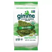 Gimme Seaweed Snack Roasted Wasabi 0.35 oz (Pack Of 12)