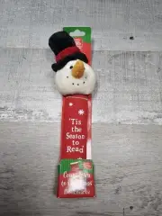 Vintage Gotta Get Gund Plush Soft Snowman Bookmark Holiday Decor New G16a