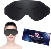 Luxury Eye Mask for Back and Side Sleeper-Perfect Light Blocking for Sleep Mask