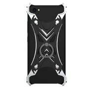 For Vivo X9s Plus PC Sword Soul Shockproof Armor Metal Protective Case with Ring Holder(Black)