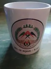 Royal Jordanian Jordan Air Force No. 15 SQDN/RJAF Coffee Tea Cup Mug 10 oz. NICE