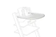 Stokke Tray, White - Designed Exclusively for Tripp Trapp Chair + Tripp Trapp Baby Set - Convenient to Use and Clean - Made with BPA-Free Plastic - Suitable for Toddlers 6-36 Months