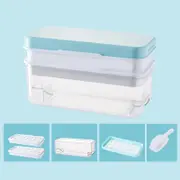 GGP Blue Eco Friendly Large Capacity Food Grade Ice Cube Tray With Lid