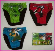 BEN 10 - 3 Pack BOYS BRIEFS Size 6 - 8 UNDERWEAR Undies Awesome Ben10 - NEW